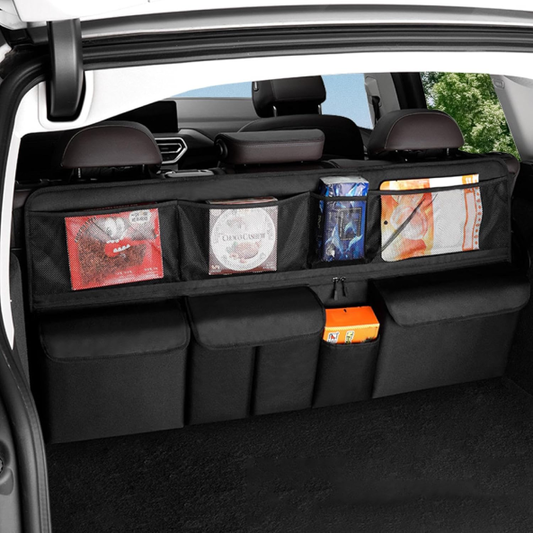 Poche de rangement suspendu au dossier en maille – Organisateur multifonctions pour dossier de siège voiture/SUV