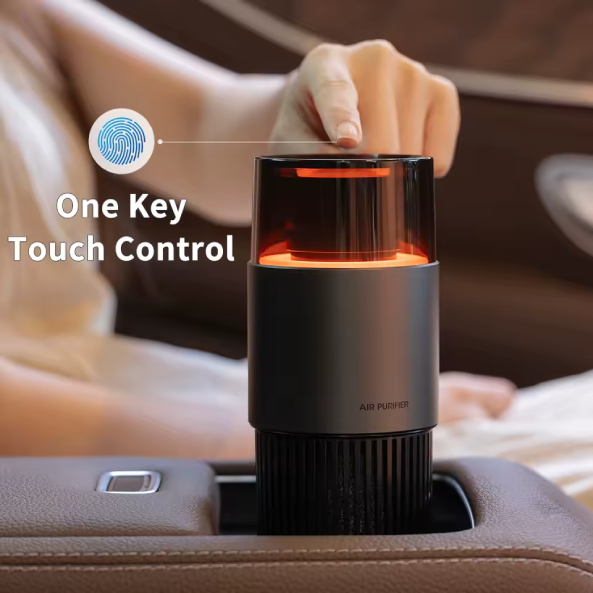 Purificateur d’air USB – Désodorisant pour voiture avec cartouche amovible, technologie à ions négatifs